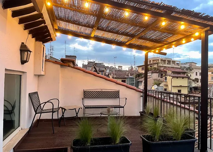 Rooftop Penthouse Campo De Fiori Cozy Terrace Rom