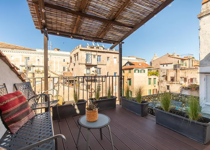 Rooftop Penthouse Campo De Fiori Cozy Terrace * Rom