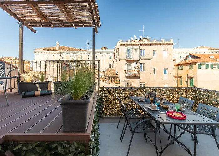 Rooftop Penthouse Campo De Fiori Cozy Terrace *