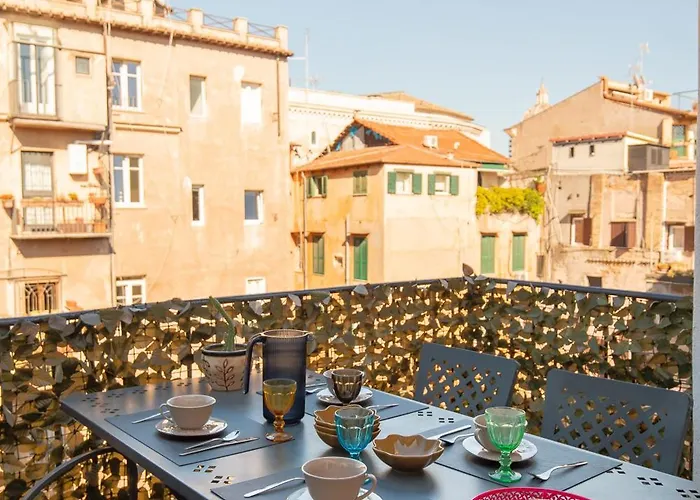 Rooftop Penthouse Campo De Fiori Cozy Terrace Apartment